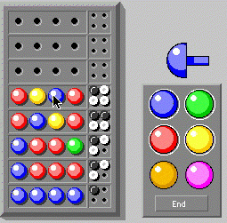 in which the breaker has determined the pegs, but not the order