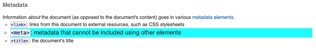 example of styled list items