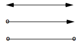 several kinds of line segment